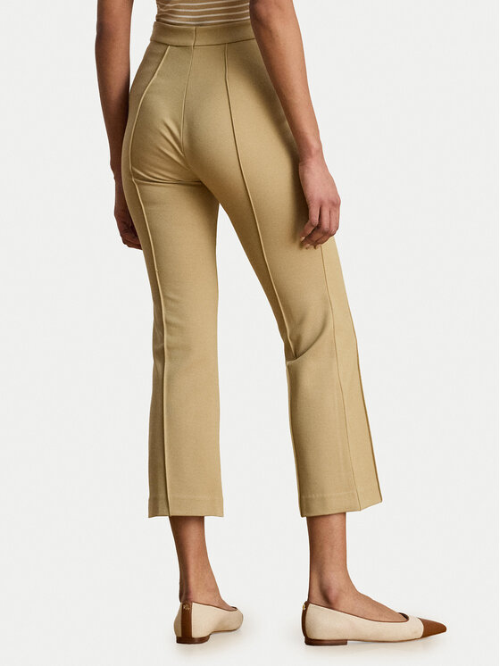 LAUREN RALPH LAUREN LAUREN RALPH LAUREN Kalhoty z materiálu 200P09085002 Béžová Slim Fit