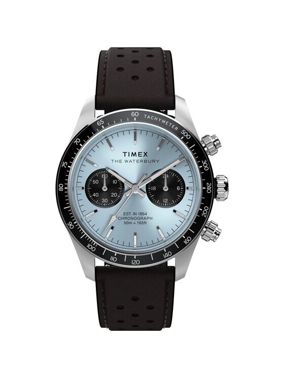 Timex Timex Zegarek TW2Y70600 Brązowy