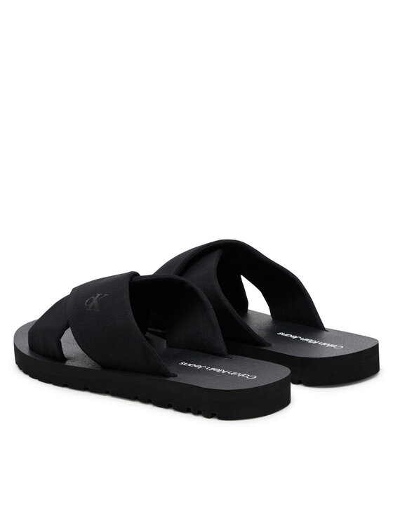 Calvin Klein Jeans Calvin Klein Jeans Şlapi Cross Sandal Crxs Tx YM0YM01223 Negru