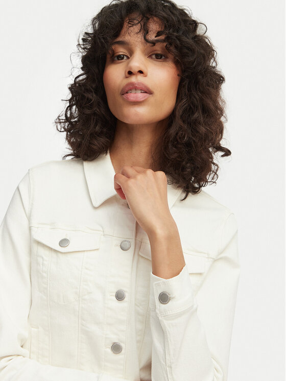 Vero Moda Vero Moda Geacă de blugi Wild 10284492 Crem Regular Fit