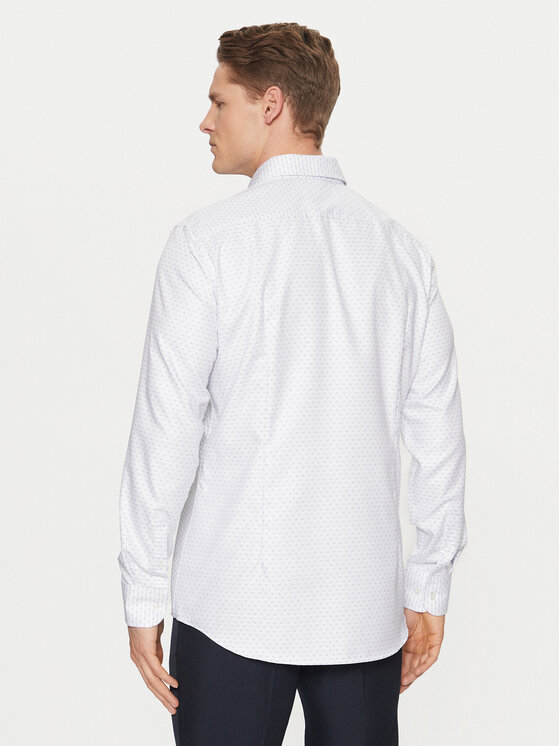 BOSS BOSS Koszula 50533039 Biały Slim Fit