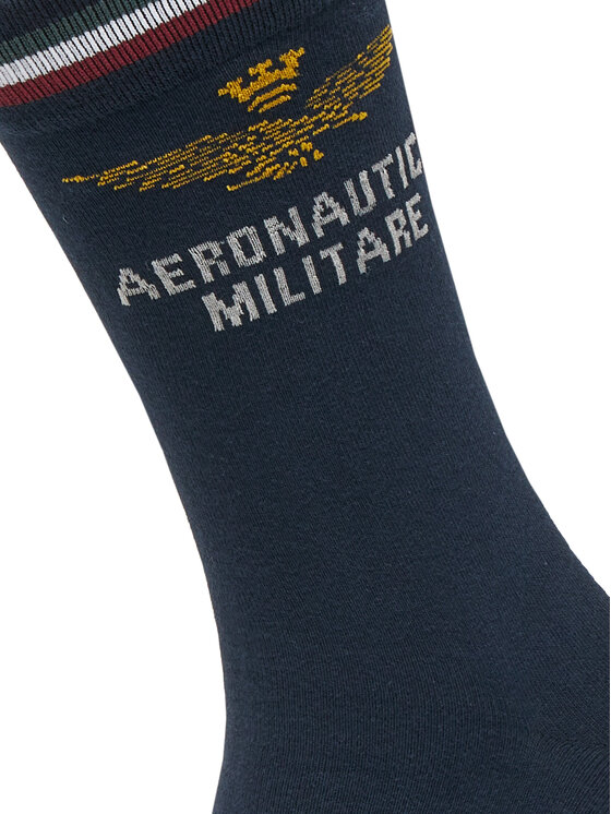Aeronautica Militare Aeronautica Militare Muške visoke čarape 252CZ0012UL00499 Tamnoplava
