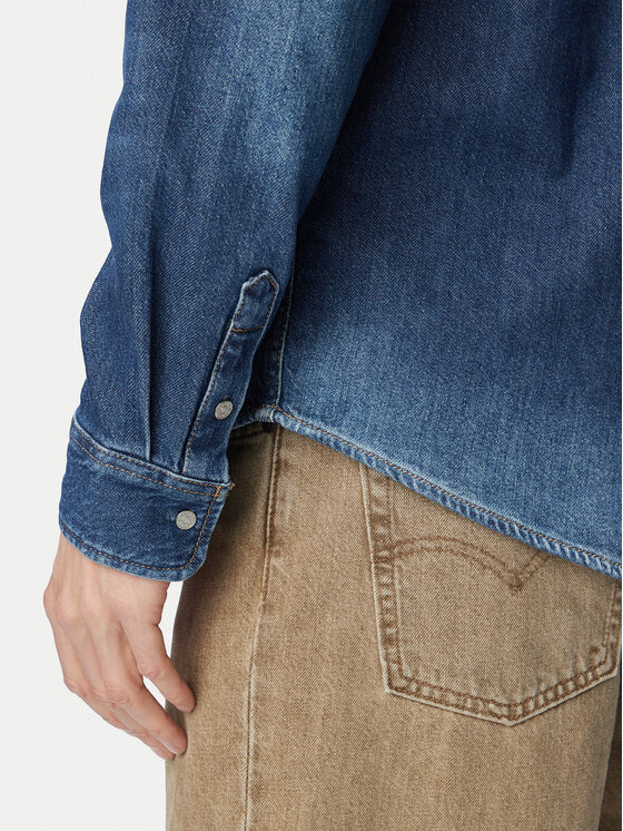 Tommy Jeans Tommy Jeans traper košulja DM0DM23390 Plava Regular Fit