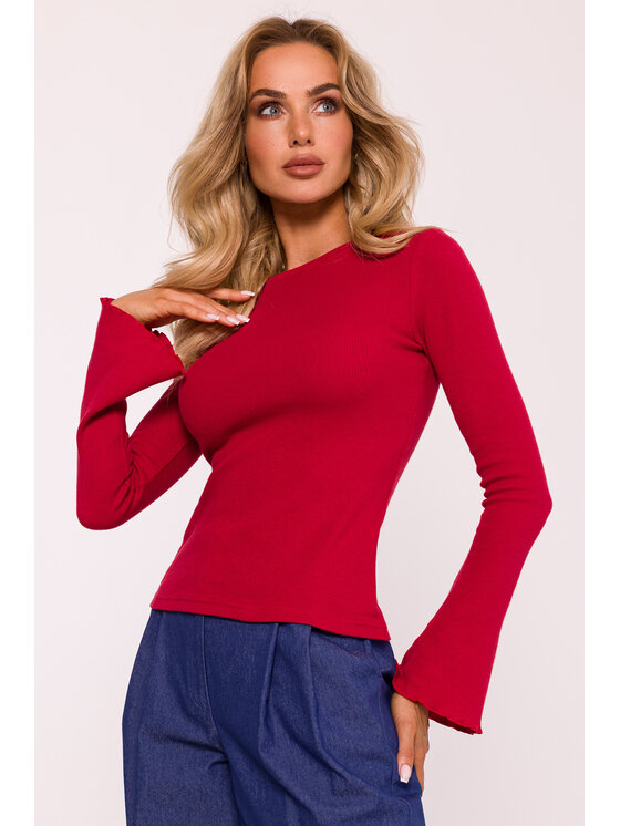 Made of Emotion Made of Emotion Blusa M806 Rosso Active Fit