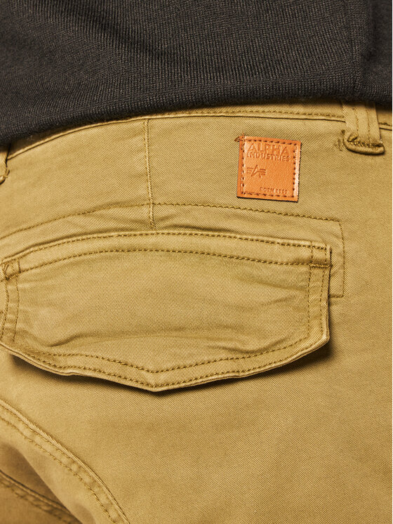 Alpha Industries Alpha Industries Riidest püksid Petrol Patch 178207 Roheline Slim Fit