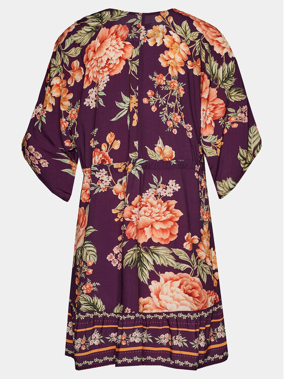 Maaji Maaji Sukienka letnia PT1867CPO603 Fioletowy Regular Fit
