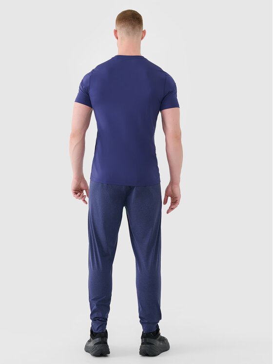 4F 4F Teplákové nohavice 4FWSS25TFTRM0835-30M Tmavomodrá Regular Fit