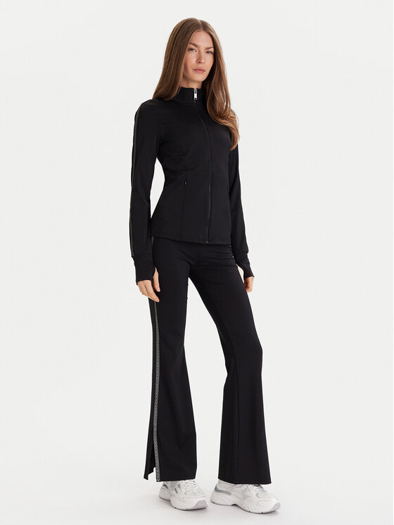 MICHAEL Michael Kors MICHAEL Michael Kors Džemperis ar kapuci MF551L91RE Melns Slim Fit