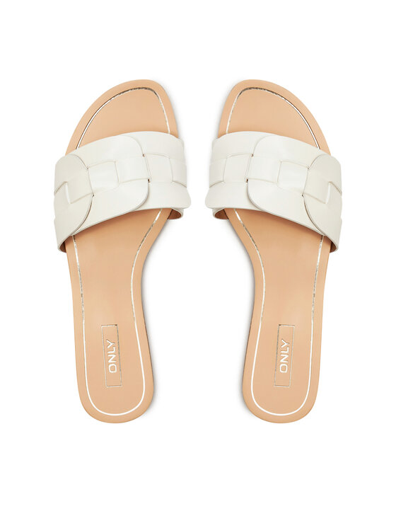 ONLY Shoes ONLY Shoes Şlapi Onlfeli-3 15335548 Alb