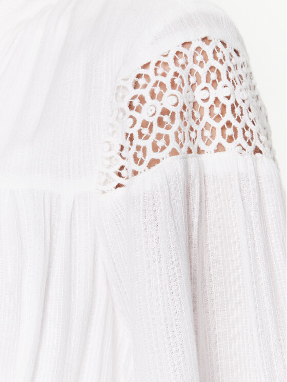 Bruuns Bazaar Bruuns Bazaar Sukienka codzienna Leora BBW3156 Biały Regular Fit