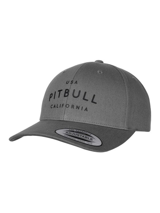 PITBULL PITBULL Czapka z daszkiem Czapka Snapback USA Cal uniwersalny Szary