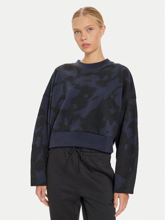 adidas adidas Sweatshirt Future Icons 3-Stripes IW5297 Dunkelblau Loose Fit