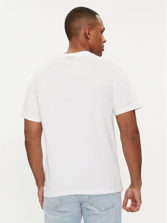 Save The Duck Save The Duck T-krekls DT1716M BESY18 Balts Regular Fit