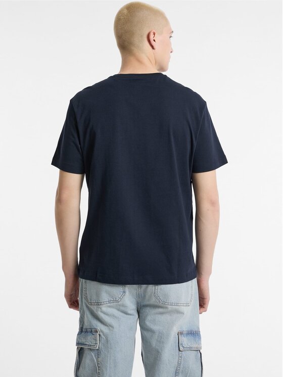 Guess Jeans Guess Jeans T-Shirt 171441 Modrá Classic Fit