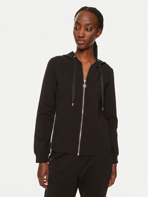 Liu Jo Sport Liu Jo Sport Trenerka TF4090 FS090 Crna Regular Fit
