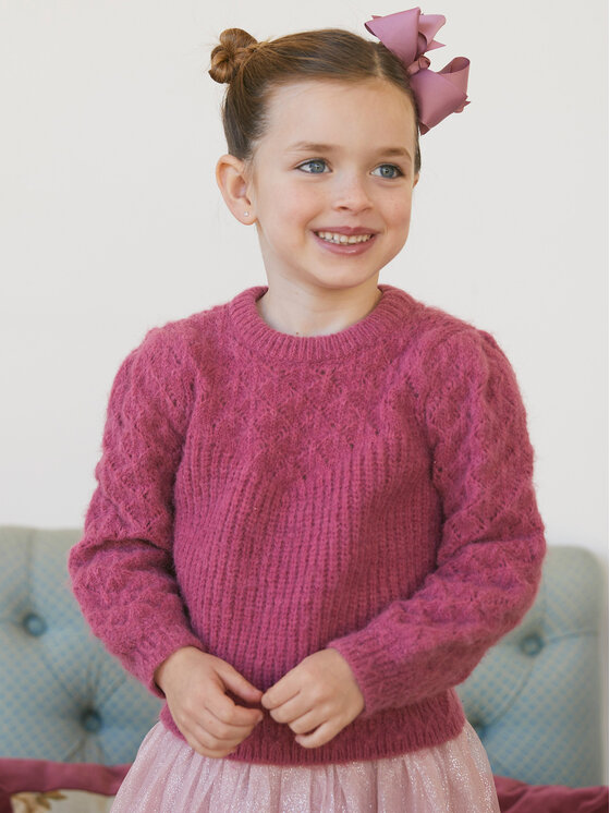 Abel & Lula Abel & Lula Sweater 5823 Rózsaszín Regular Fit