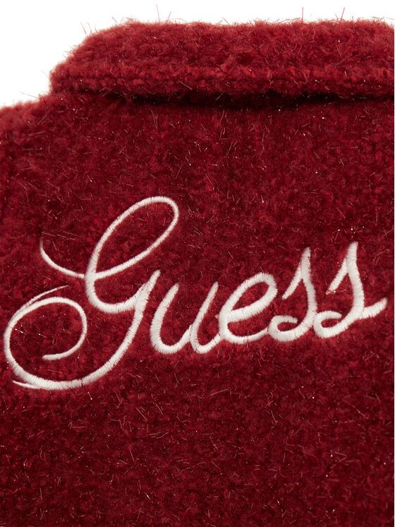 Guess Guess Átmeneti kabát A5BL01 WGIT0 Bordó Regular Fit