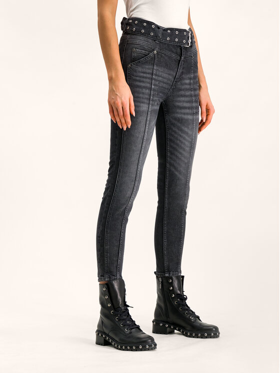 The Kooples Blugi FJEA19027J Negru Short Fit La Reducere si Transport Gratuit Blugi 2023-11-29 3