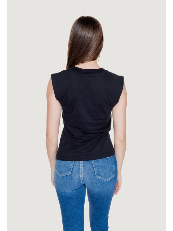 Calvin Klein Jeans Calvin Klein Jeans T-Shirt WOVEN LABEL LOOSE Μαύρο Loose Fit