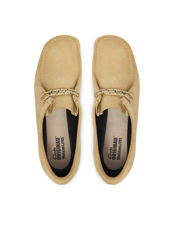 Clarks Clarks Туфлі Wallabee Lite 26327369 Бежевий