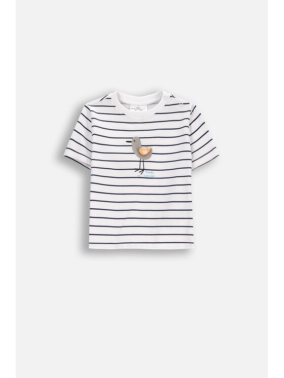 Coccodrillo Coccodrillo T-Shirt WC6143201NBN-001 Biały Regular Fit