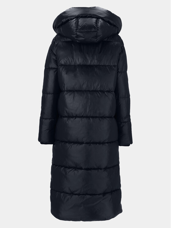Athlecia Athlecia Zimný kabát Elly W Maxi Puffer EA233361 Čierna Regular Fit