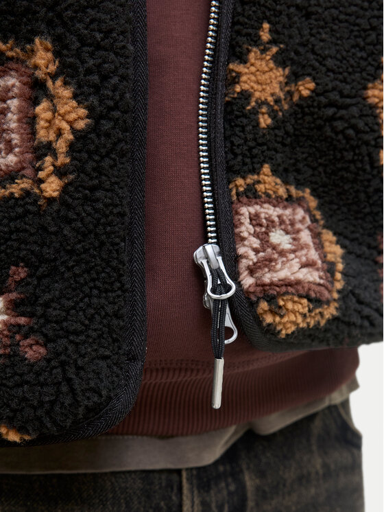 Jack & Jones Jack & Jones Fleecejacke Norrebro 12291531 Schwarz Regular Fit