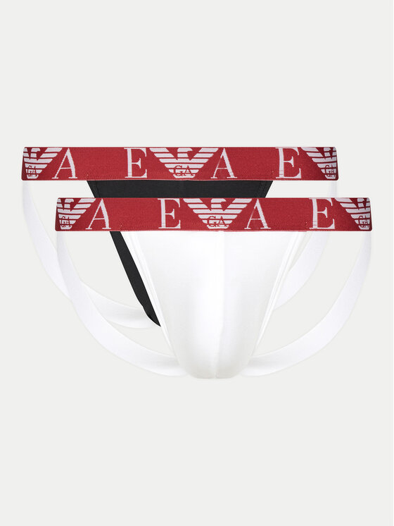 Emporio Armani Underwear Komplet slipów Jock Strap EM000257 AF10778 M0080 Kolorowy