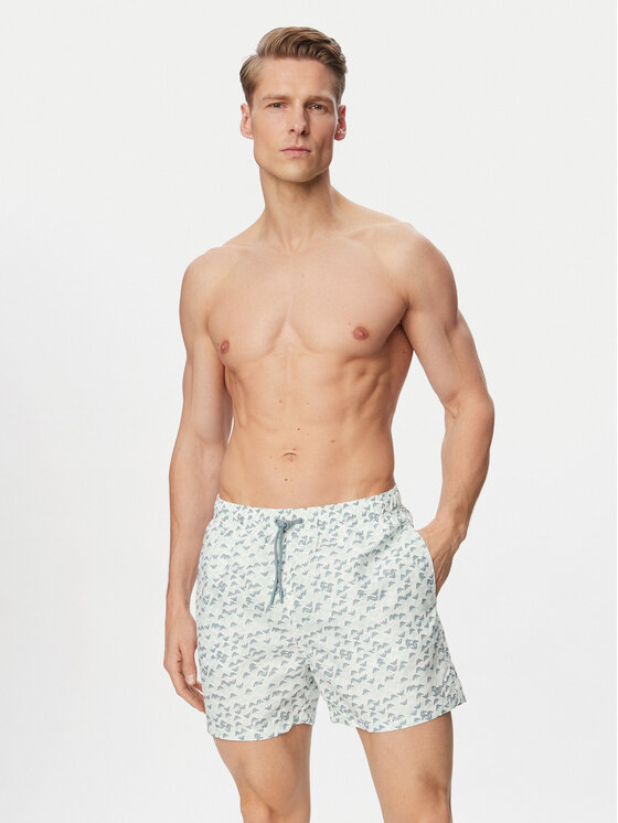 Emporio Armani Emporio Armani Pantaloni scurți pentru înot EM000583 AF20440 F0027 Albastru Regular Fit