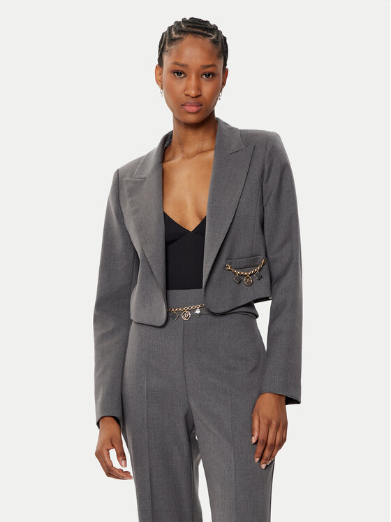 Rinascimento Rinascimento Bleizers CFC0121906003 Pelēks Regular Fit