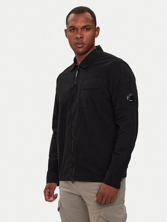 C.P. Company Kurtka przejściowa RCCMOS705A110143G Czarny Regular Fit