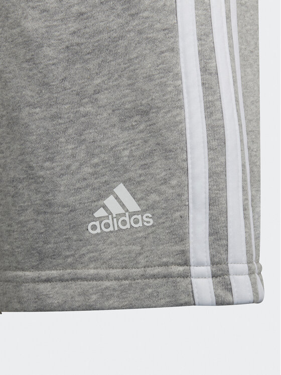 adidas adidas Szorty sportowe Essentials 3-Stripes Shorts HF1901 Szary Regular Fit