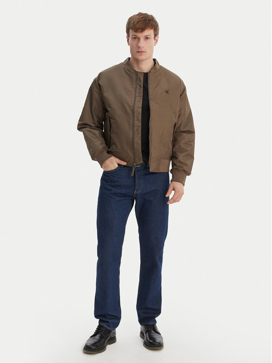 Calvin Klein Jeans Calvin Klein Jeans Kurtka bomber LV04RC526G Brązowy Regular Fit