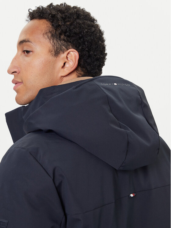 Tommy Hilfiger Tommy Hilfiger Демісезонний плащ MW0MW41362 Cиній Regular Fit