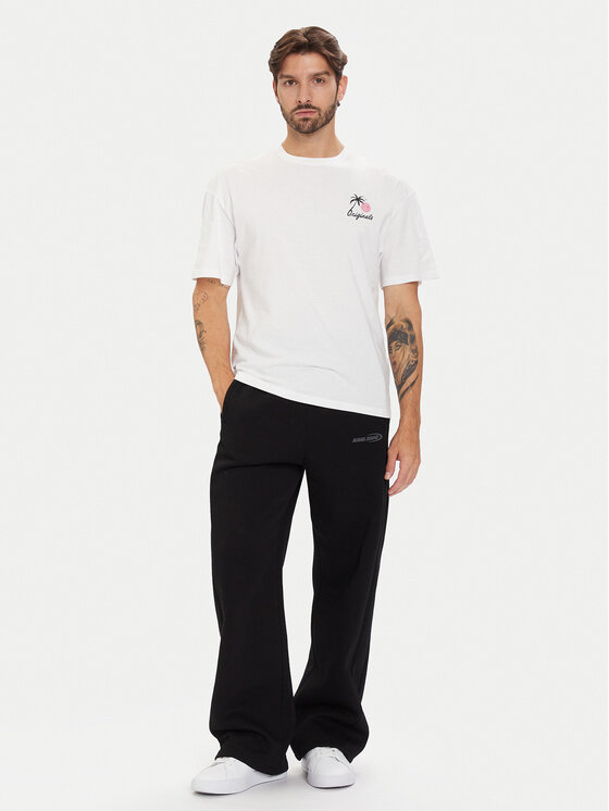 Jack & Jones Jack & Jones T-krekls Bradley 12264414 Balts Relaxed Fit