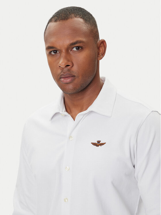 Aeronautica Militare Aeronautica Militare Πουκάμισο 252CA1265UP00342 Λευκό Regular Fit