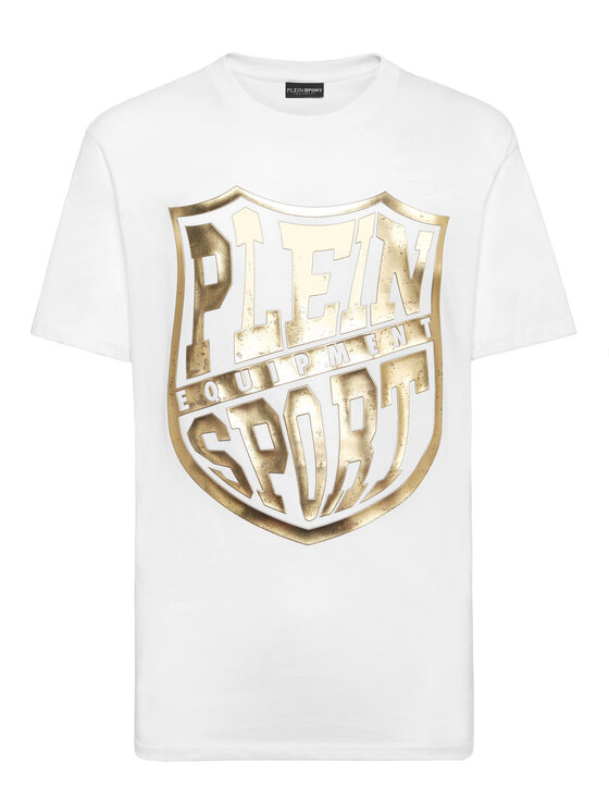 Plein Sport Plein Sport T-Shirt 13035 Biały Regular Fit