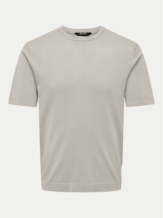 Only & Sons Only & Sons Тишърт Wyler 22022928 Бежов Regular Fit