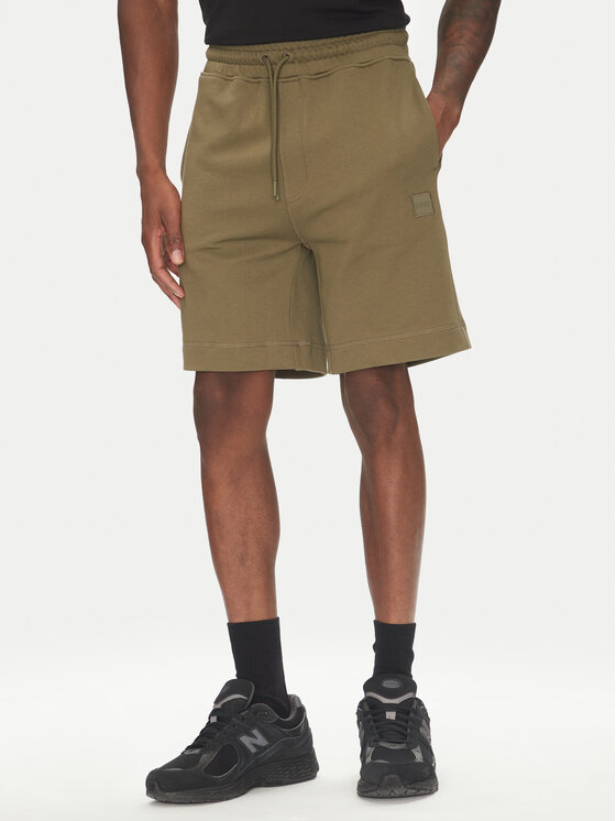 BOSS BOSS Sporta šorti Sewalk 50511726 Haki Regular Fit