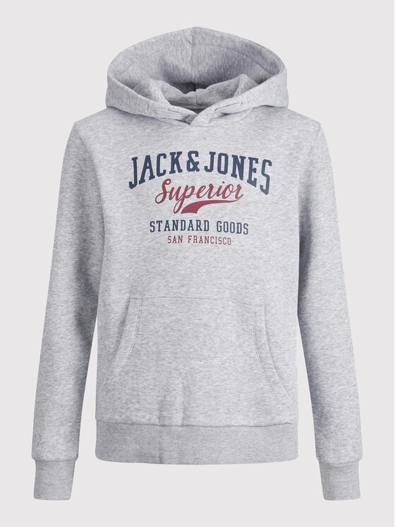 Jack&Jones Junior Jack&Jones Junior Світшот Logo 12212287 Сірий Regular Fit