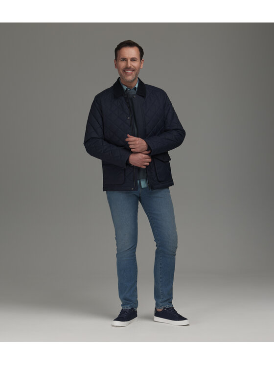 Lee Cooper Lee Cooper Kurtka przejściowa HERMES Granatowy Regular Fit
