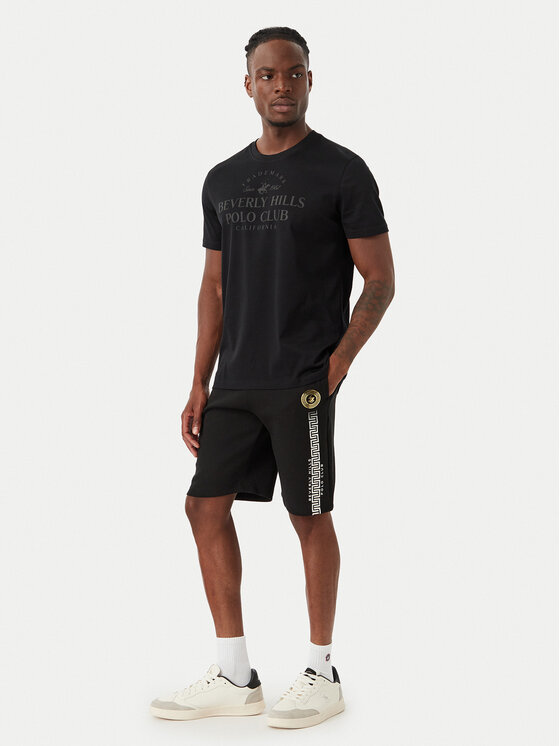 Beverly Hills Polo Club Beverly Hills Polo Club Тишърт M1303 Черен Regular Fit