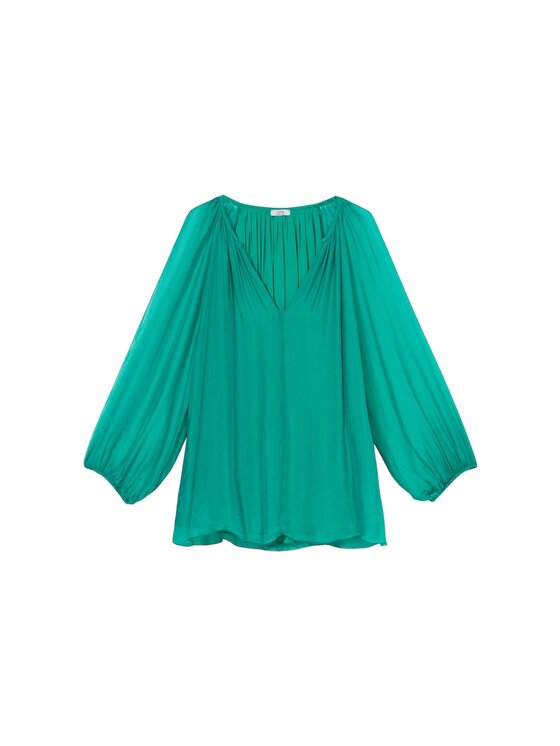 Oltre Oltre Blusa 2502J000746N025 Verde Baggy Fit
