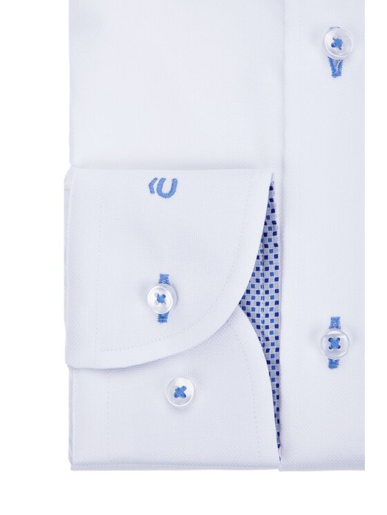 Lancerto Lancerto Koszula Almeria 3 KO051117000200 Biały Slim Fit