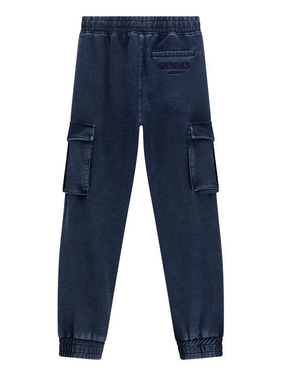 Guess Guess Džogeri L5YQ14 KCYC0 Tumši zils Regular Fit