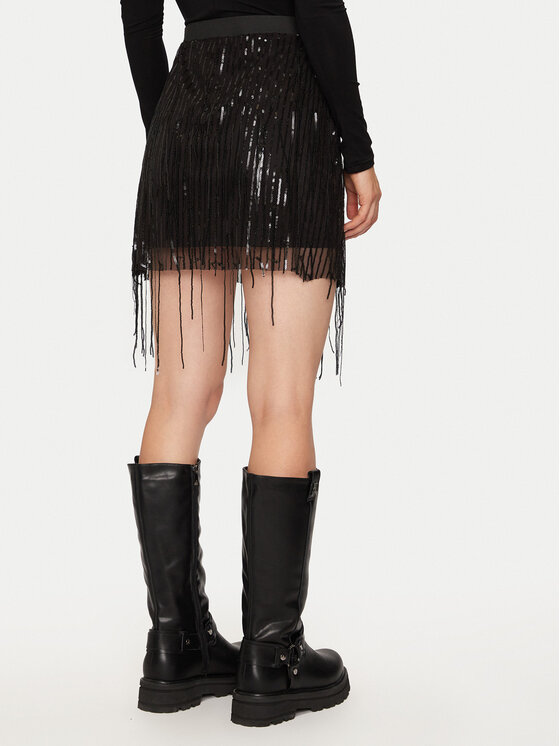 Noisy May Noisy May Mini sijonas Starlet 27032596 Juoda Regular Fit
