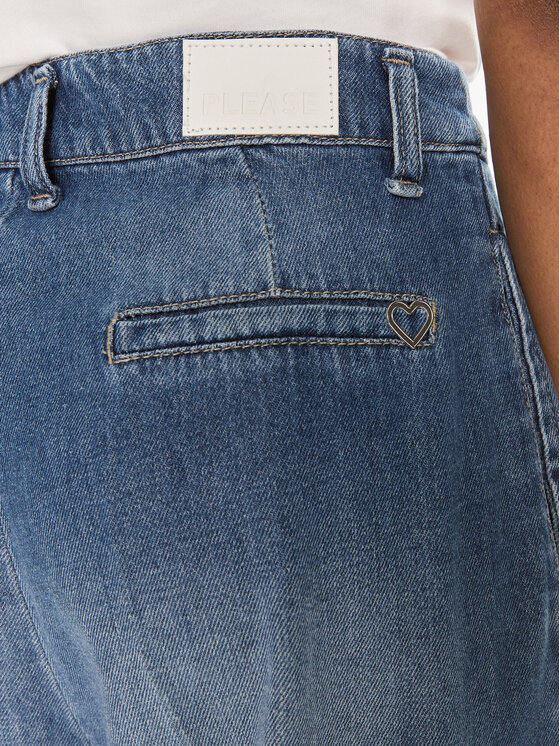 Please Please Traperice P2V7CMXNOS Plava Relaxed Fit