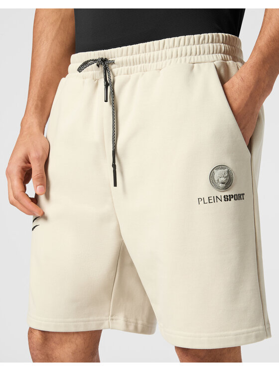 Plein Sport Plein Sport Pantaloncini 22997 Grigio Jogger Fit