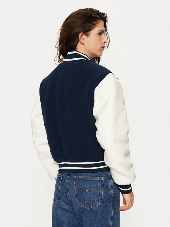 Tommy Jeans Tommy Jeans Bunda bomber DW0DW19320 Tmavomodrá Regular Fit