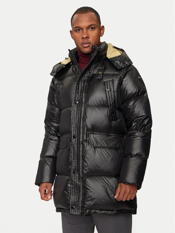 Blauer Vatovaná bunda 24WBLUK03323 Čierna Regular Fit